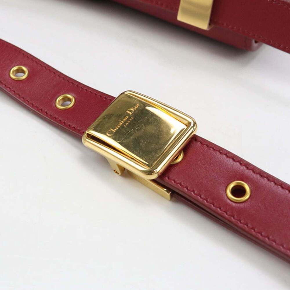 CHRISTIAN DIOR Red Shoulder Bag - Picture 5 of 8